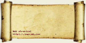 Ivanka Pljakić vizit kartica